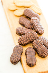 Chocolate covered Nutter Butters