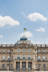 New Palace at Schlossplatz in Stuttgart, Germany