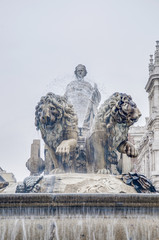 Cibeles Fountain at Madrid, Spain