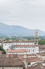 Obraz premium General View of Lucca in Tuscany, Italy