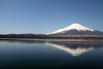 山中湖からの富士山