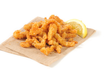 Breaded clam strips
