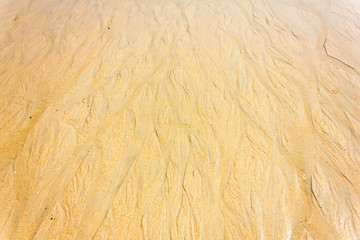 sand pattern of a beach