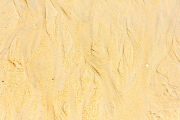 sand pattern of a beach