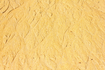sand pattern of a beach