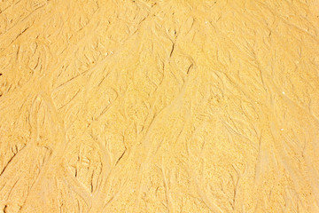 sand pattern of a beach