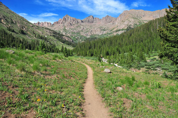 Hiking Trail in the Mountains - 64237487