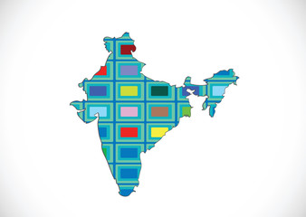 Map of India  idea design