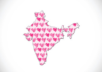 Map of India idea design