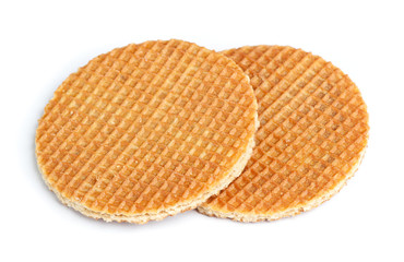 Round ruddy waffles