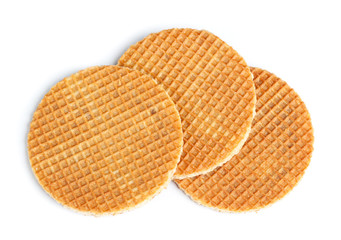 Round ruddy waffles