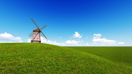 Fototapeta premium wind turbine fram