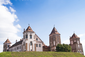 Obraz premium Castle in the town of Mir. Belarus.