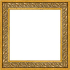 Greek Meander Golden Frame