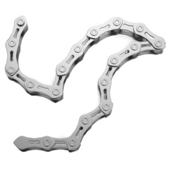 realistic 3d render of bike chain