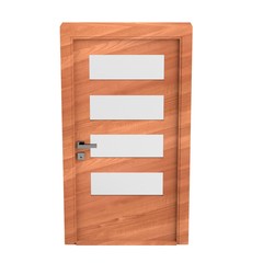 realistic 3d render of door