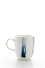 Mug isolated white background