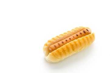 Hot dog isolated on white background