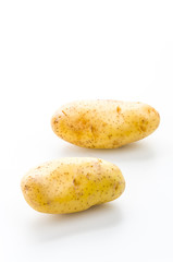 Potato isolated on white