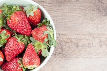 Erdbeeren in einer Schüssel