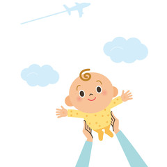 赤ちゃんと遊ぶ