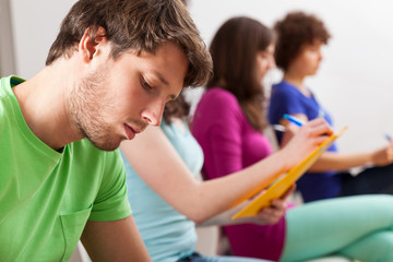 Students during lecture