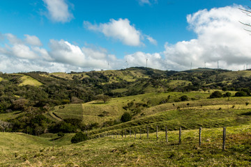 Fototapeta na wymiar Krajobraz Kostaryka (Vers l'Arenal)