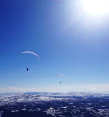 Foto op Canvas Paragliding duo © oswe
