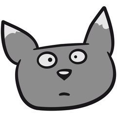 Lustiges Katzen Gesicht