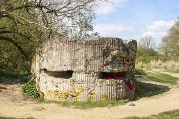 bunker of world war on hill 60 Belgium