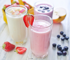 fruit yogurts