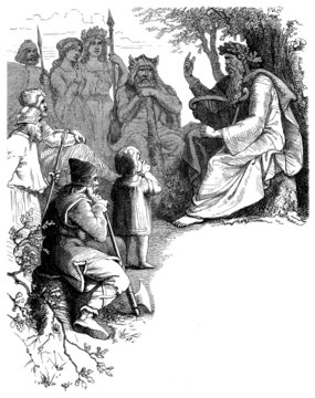 Bard or Skalde (end Antiquity & early Middle-Ages)