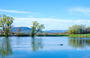 Lake in Crimea