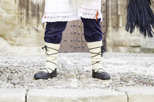 Detail of a typical Basque outfit