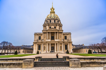Fototapeta na wymiar Chapel of Saint Louis des Invalides in Paris.