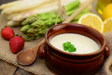 Spargelsuppe