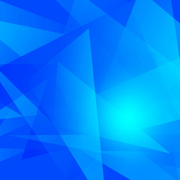 geometric abstract blue color background