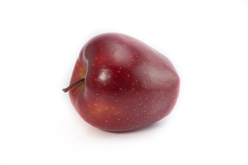 Apple lying isolated on white