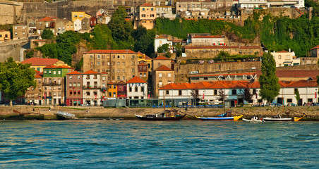 Fototapeta na wymiar View of historical downtown, Porto, Portugal