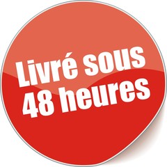 étiquette livré sous 48 heures