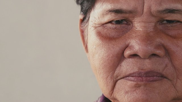 Portrait of asian woman, people feelings and emotions