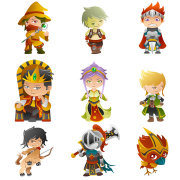 Fantasy avatar icons