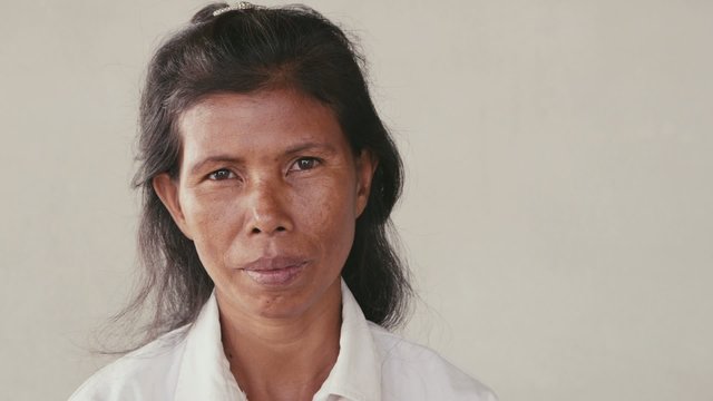 Portrait of asian woman, people feelings and emotions