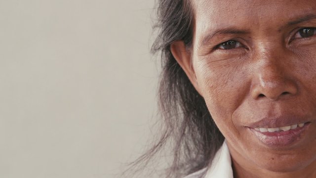 Portrait of asian woman, people feelings and emotions