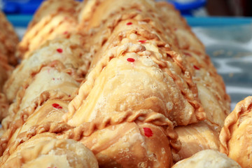 Deep-fried dough stick in the market