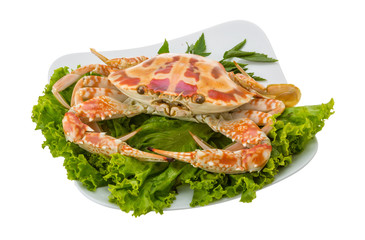 Boiled crab