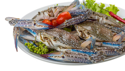Raw blue crab