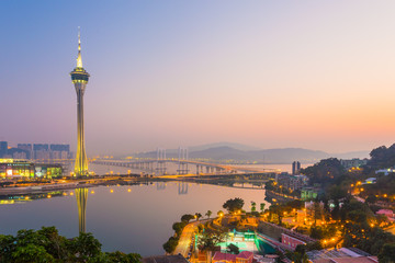 Fototapeta na wymiar Macau Tower, Chiny