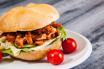 Kebab sandwich