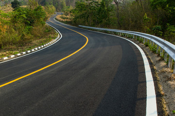 Nice asphalt road